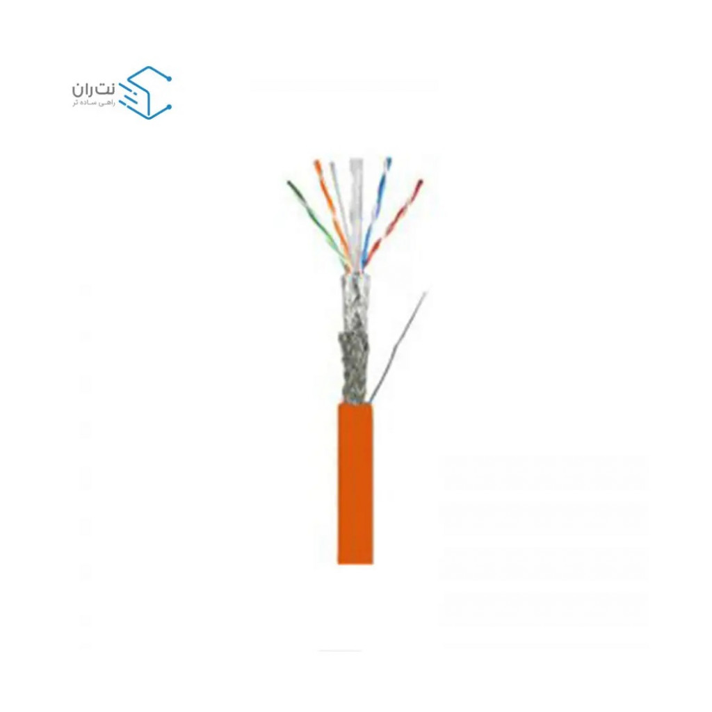 کابل شبکه نگزنس Cat6 SFTP تمام مس تست فلوک پرمننت روکش PVC حلقه 500 متری